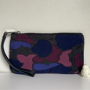 Marc Jacobs %100 Cotton/Leather Wristlet